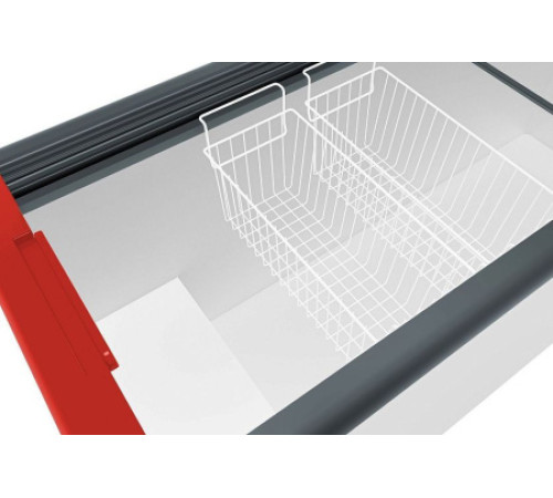 Морозильный ларь FROSTOR FG 600 C белый с красным