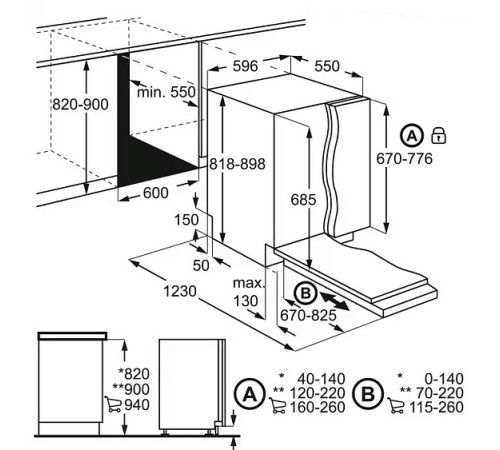 Посудомоечная машина ELECTROLUX KEMB9310L
