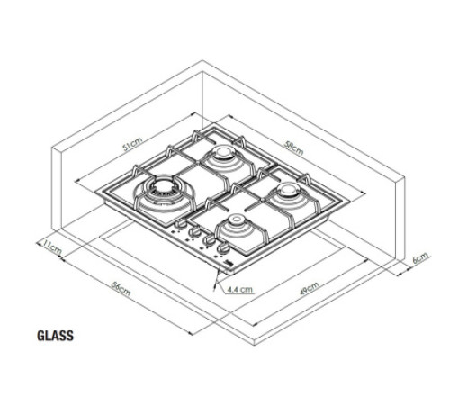 Варочная поверхность BEKO HIYG64225SBO