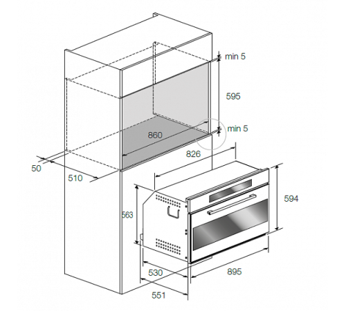 Духовой шкаф FULGOR FCO 9613 TM 2F X