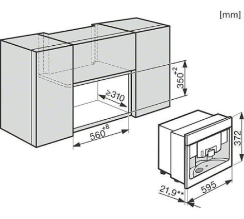 Кофемашина MIELE cva 6431