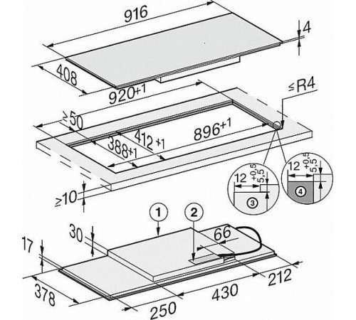 Варочная панель MIELE KM7684 FL