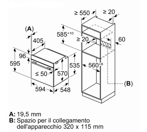 Духовой шкаф BOSCH HRA574BB0
