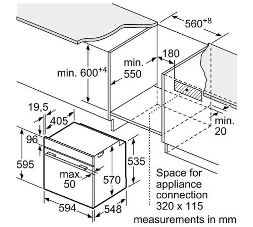 Духовой шкаф BOSCH HBA534BB0
