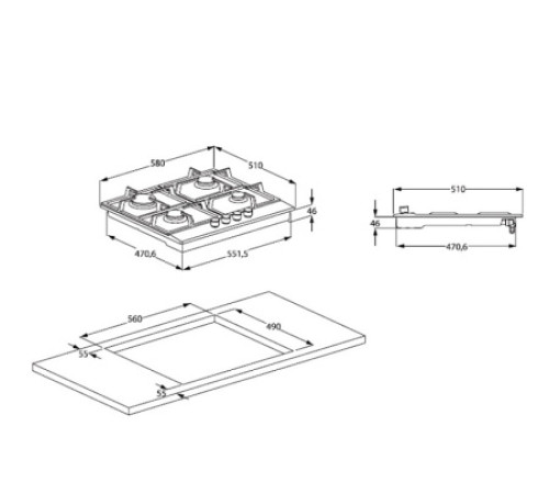 Варочная поверхность BEKO HIDW64225SX