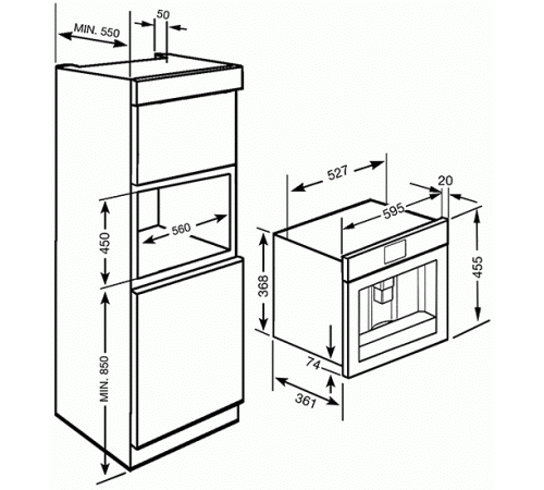 Кофемашина SMEG CMS8451A