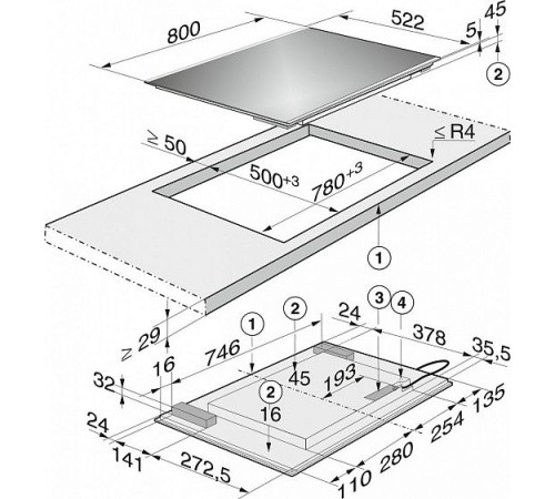 Варочная панель MIELE KM 6362-1