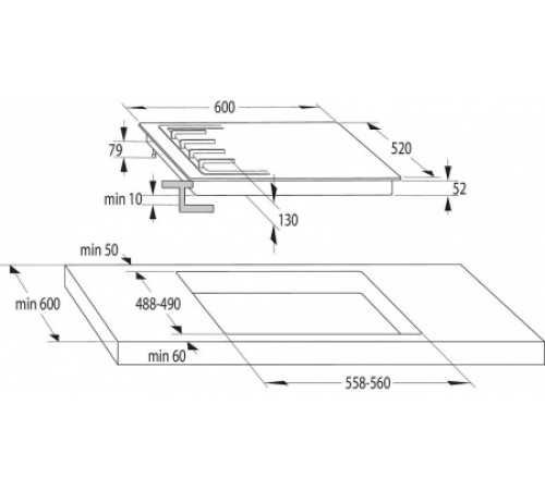 Варочная панель Gorenje GW641CLB