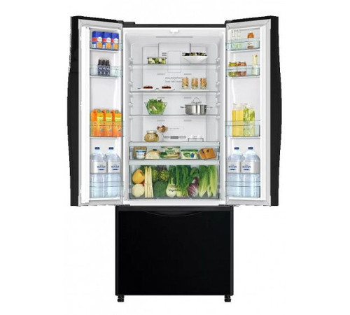 Холодильник HITACHI R-WB 562 PU9 GBK черное стекло