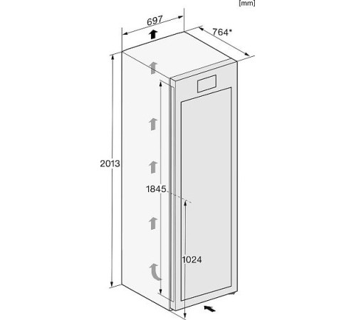 Винный шкаф MIELE KWT 4999 F OBSW