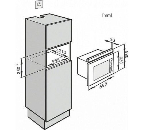Встраиваемая микроволновая печь Miele M 6030