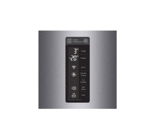 Холодильник LG GB-P20DSQFS серебристый