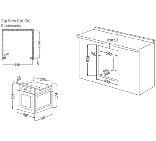 Духовой шкаф SIMFER b6es69001