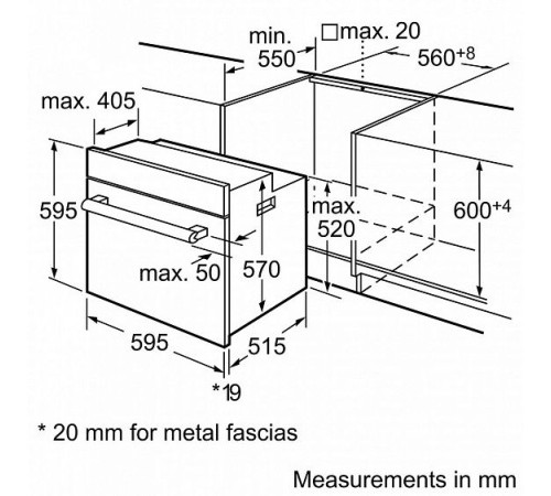 Электрический духовой шкаф SIEMENS HB43GR255