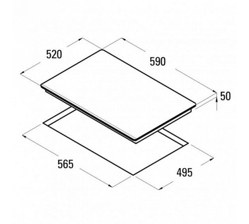 Варочная панель CATA GIGA 600 WH