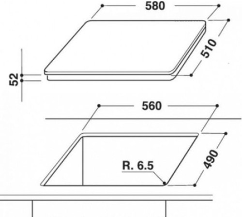 Поверхность WHIRLPOOL acm 828 lx