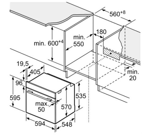 Духовой шкаф BOSCH HBA573BB1
