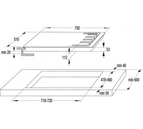 Поверхность GORENJE GTW 751 INI