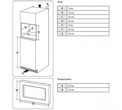 Встраиваемая микроволновая печь Samsung FW87SUT