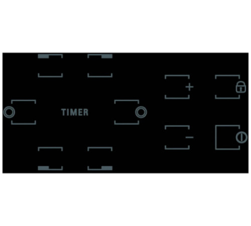 Стеклокерамическая панель H.Ariston HR 714 B