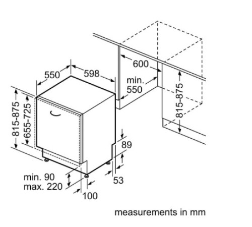 Посудомоечная машина BOSCH SMV4HAX40E
