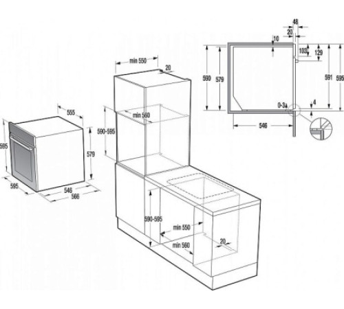 Духовой шкаф GORENJE BCS 798S24X