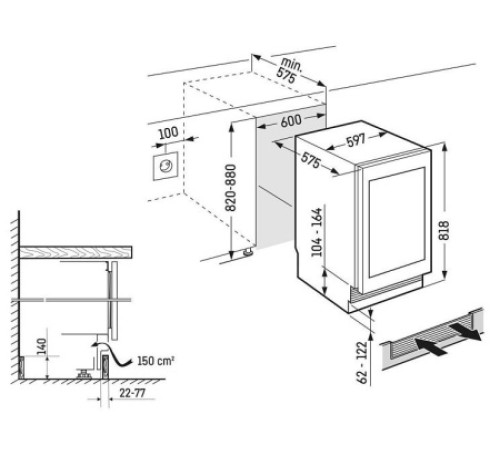 Винный шкаф LIEBHERR UWgbi 3682