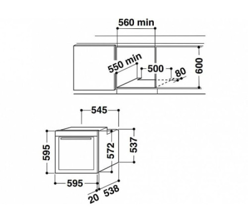 Духовой шкаф WHIRLPOOL akzm 775 ix