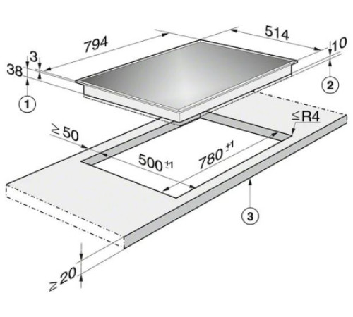 Варочная панель Miele KM 6032