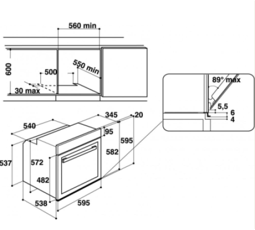 Духовой шкаф Whirlpool AKZM 8680 IX