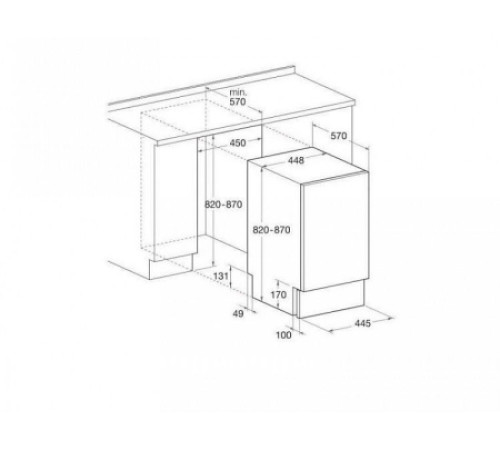 Посудомоечная машина HOTPOINT-ARISTON LSTF 7B019 EU