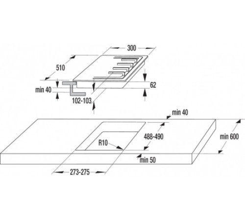 Варочная поверхность GORENJE gc 341 uc