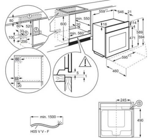 Духовой шкаф AEG BPE742320B