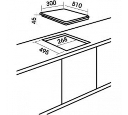 Варочная панель MBS PG-302WH