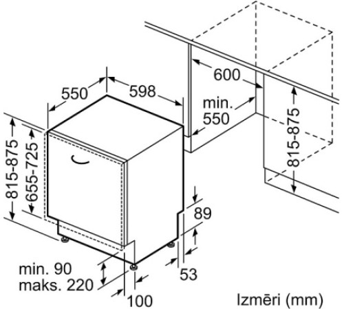 Посудомоечная машина BOSCH SMV2ITX22E