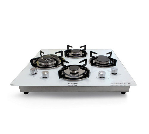 Встраиваемая газовая варочная панель Ginzzu HCG-441 белый