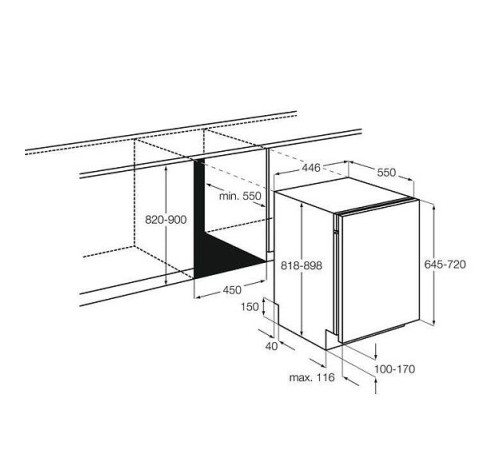 Посудомоечная машина ELECTROLUX EKA12111L