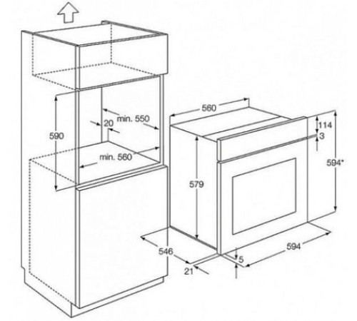 Духовой шкаф AEG be 3003021 m