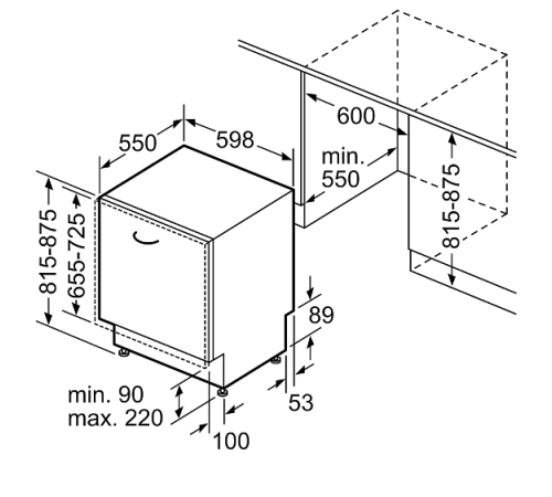 Посудомоечная машина SIEMENS SN63HX46VE