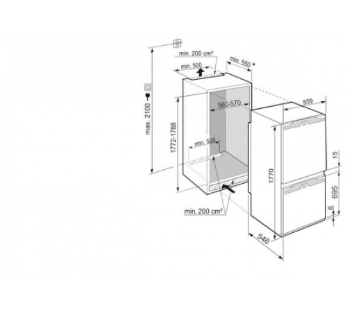 Холодильник LIEBHERR ICe 5103