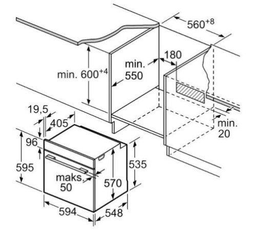 Духовой шкаф Bosch HBA 374EB0 черный