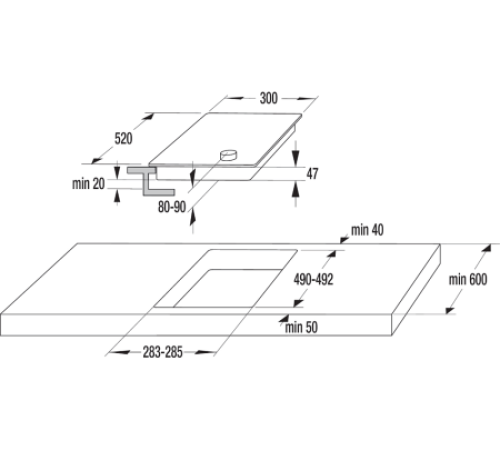 Встраиваемая электрическая варочная панель Gorenje EC321INB