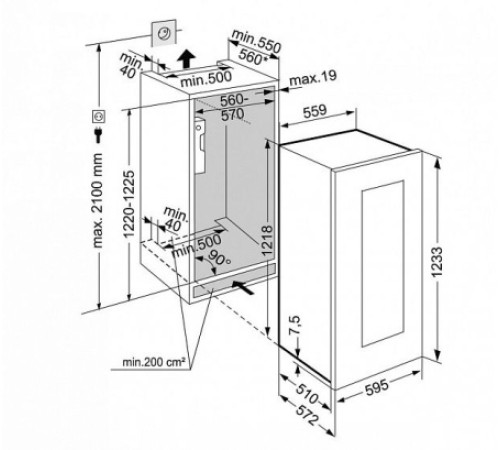 Винный шкаф LIEBHERR EWTgw 2383-21 001