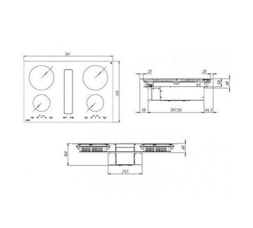 Варочная поверхность AKPO WK-9 Tytan Induction 4