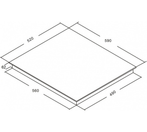 Варочная поверхность AKPO PIA 6094218FZ BL