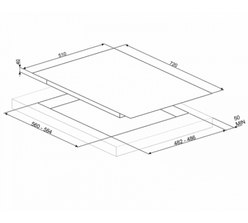 Варочная поверхность SMEG PV175S-1