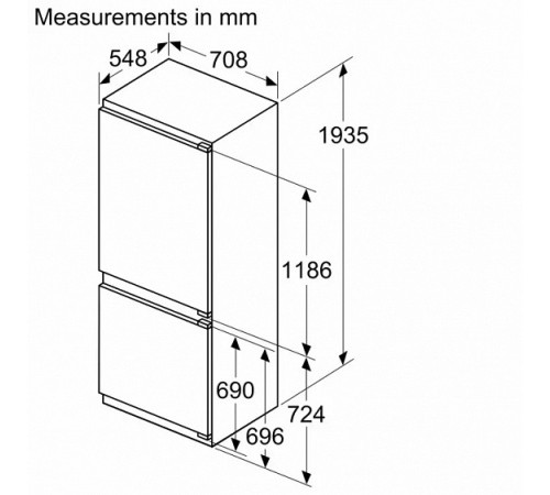 Холодильник BOSCH KBN96ADD0