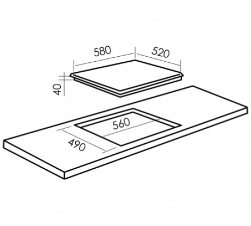 Варочная панель MBS PG-608WH