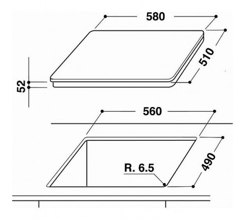 Поверхность WHIRLPOOL acm 808 ba s