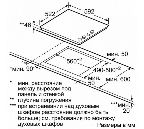 Варочная панель BOSCH PKE 611 CA 2 E